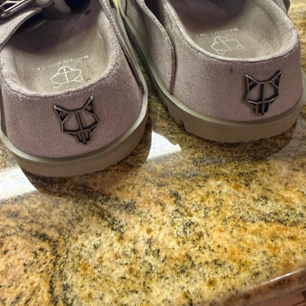 Naked Wolfe mules - Gray